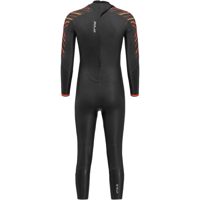 2024 Orca Hombres Vitalis Thermal Back Zip Open Water Swim Neopreno NN2U - Black